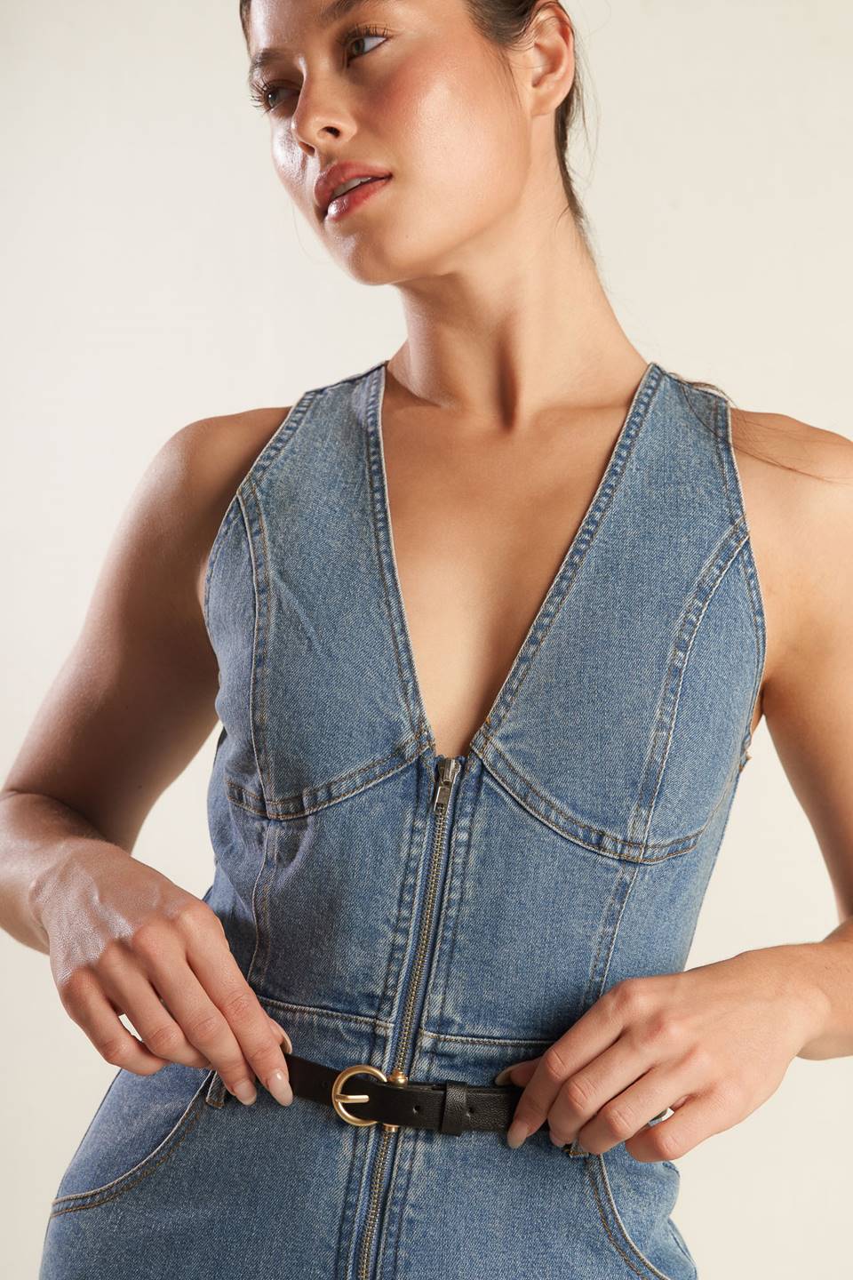 BEAUTIFUL THINGS DENIM JUMPSUIT Flying Tomato